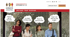 Desktop Screenshot of hungerawarenessweek.ca
